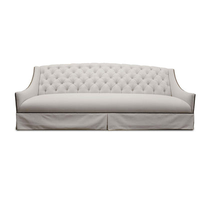 Burley Tufted Linen Sofa