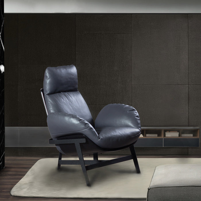 Enzo Genuine Leather Chair