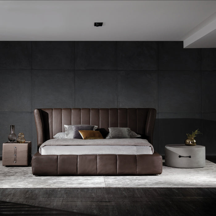 Manhattan Genuine Leather Bed King