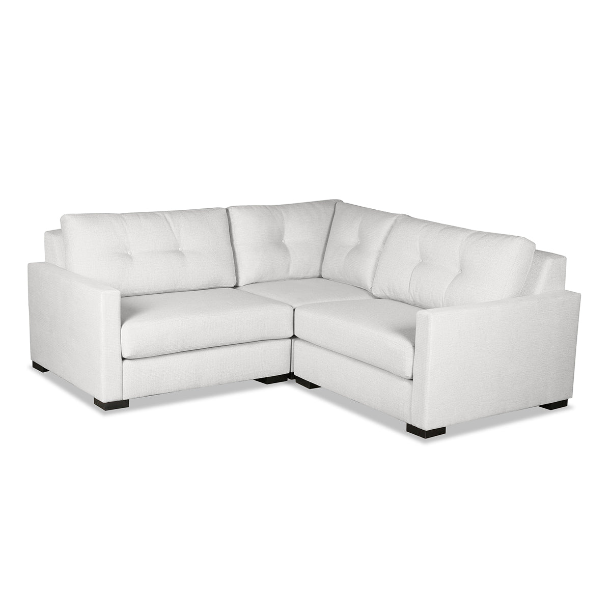 Chester Buttoned Modular 3-Piece Sectional