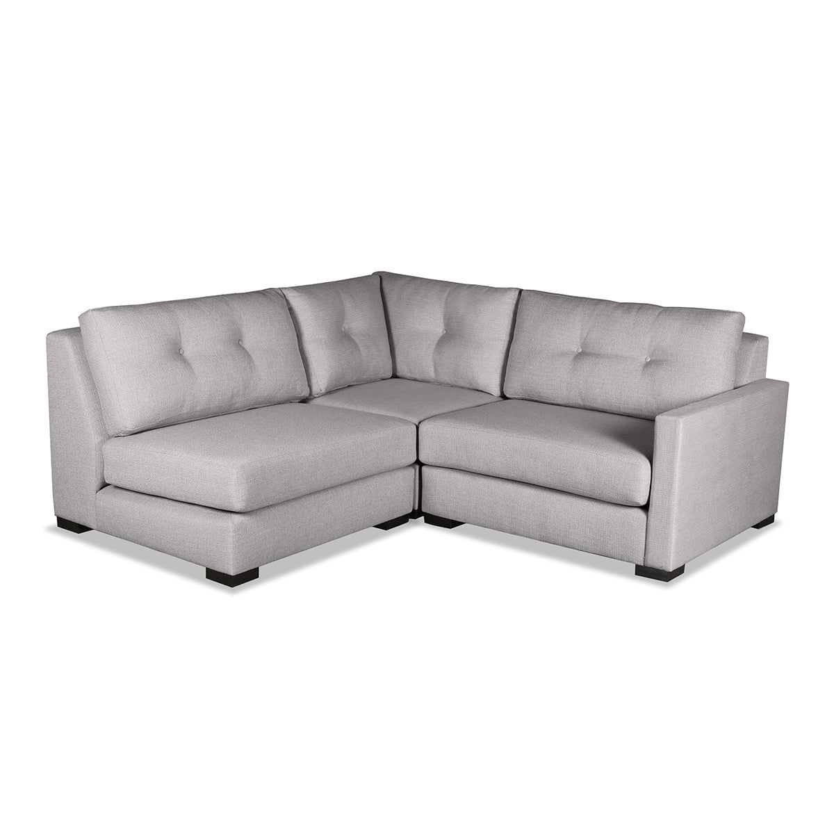 Chester Buttoned Modular 3-Piece Sectional