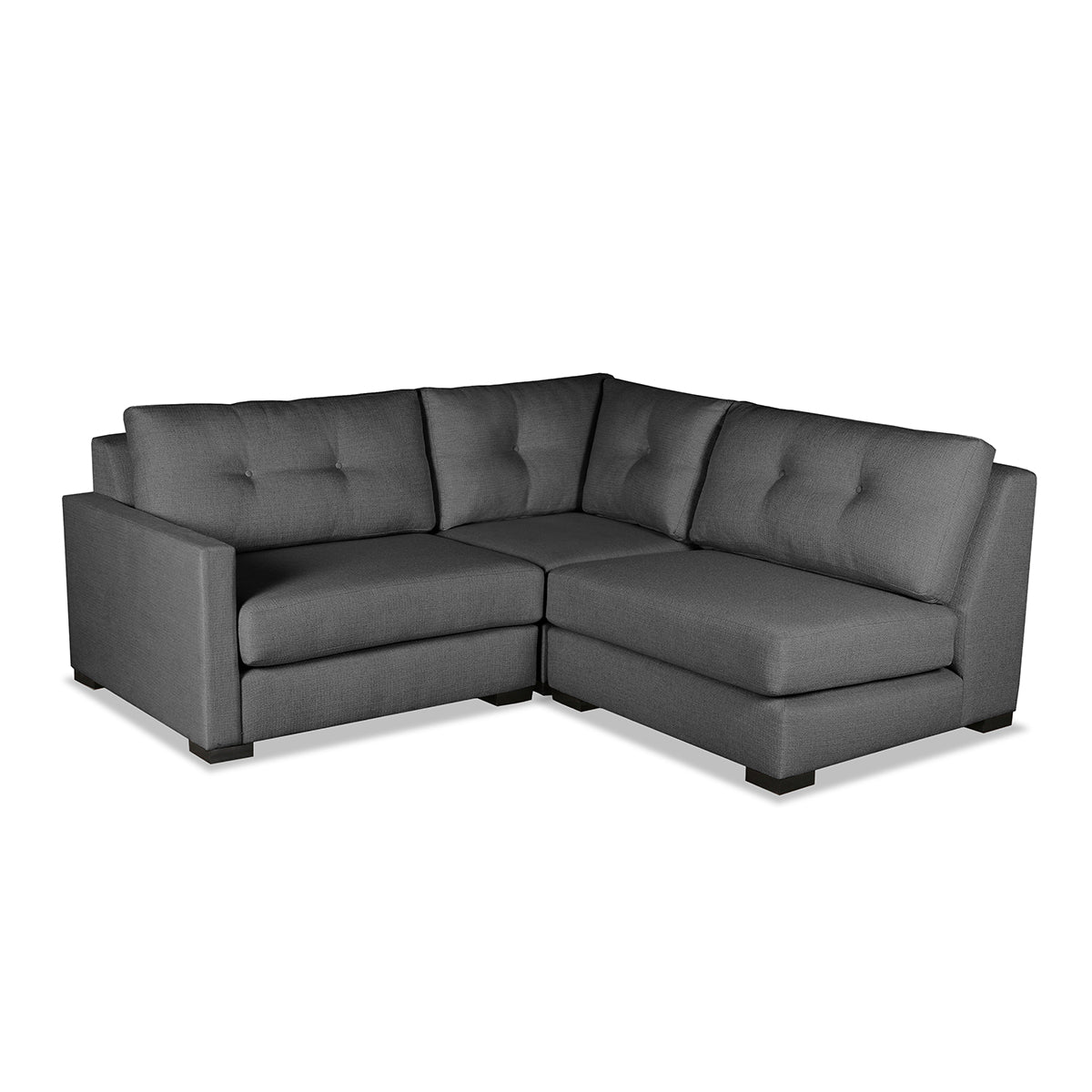 Chester Buttoned Modular 3-Piece Sectional