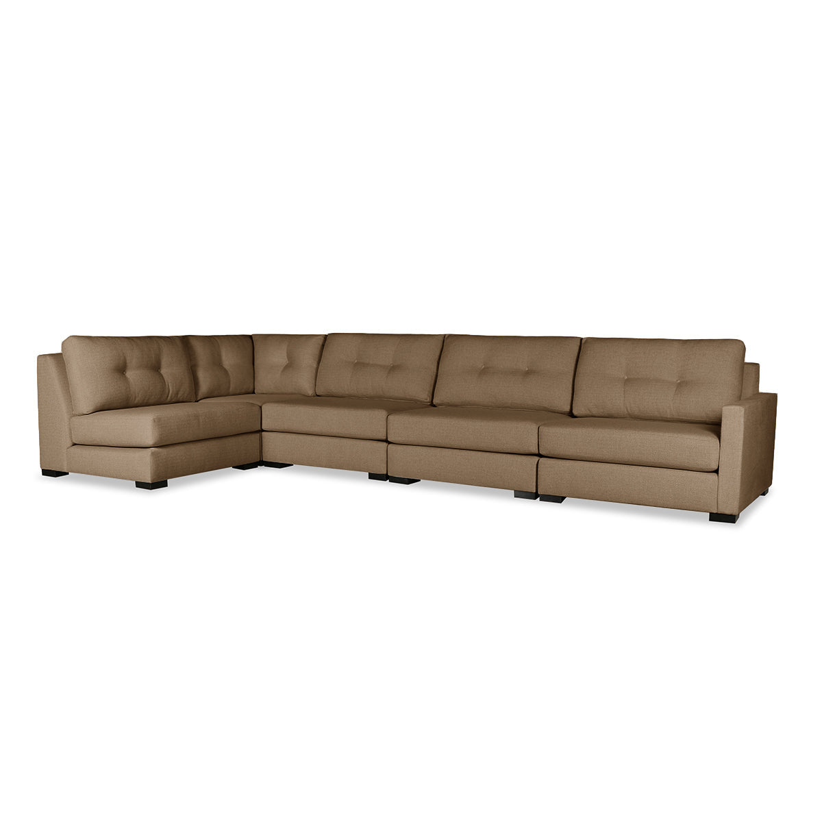 Chester Buttoned Modular 5-Piece Sectional