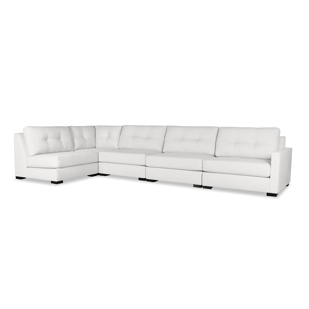 Chester Buttoned Modular 5-Piece Sectional