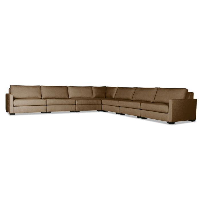 Chester Buttoned Modular 7-Piece Sectional