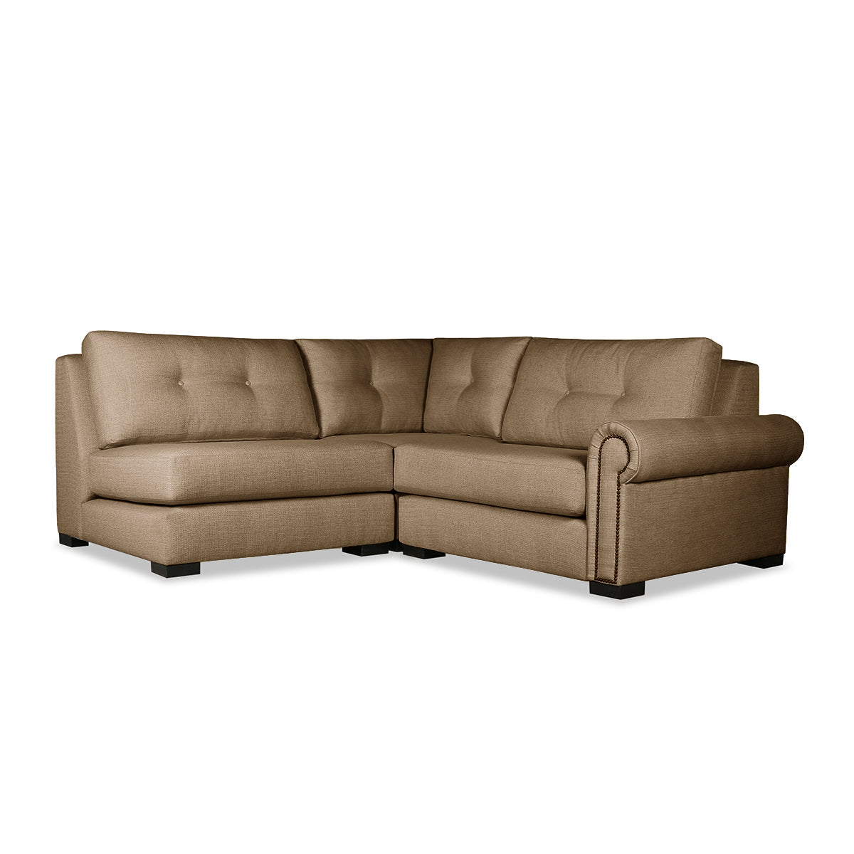 Sylviane Buttoned Modular 3-Piece Sectional