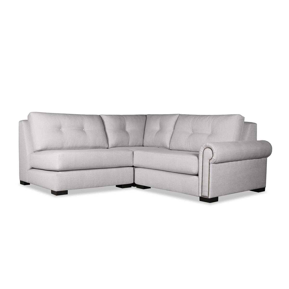 Sylviane Buttoned Modular 3-Piece Sectional