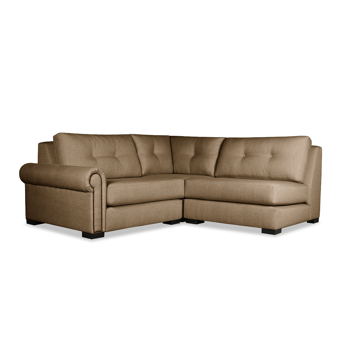 Sylviane Buttoned Modular 3-Piece Sectional