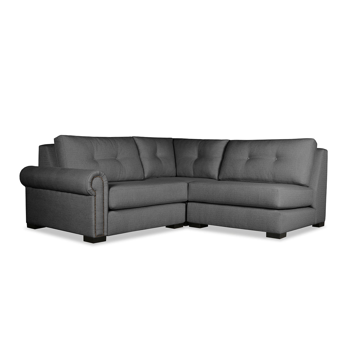 Sylviane Buttoned Modular 3-Piece Sectional