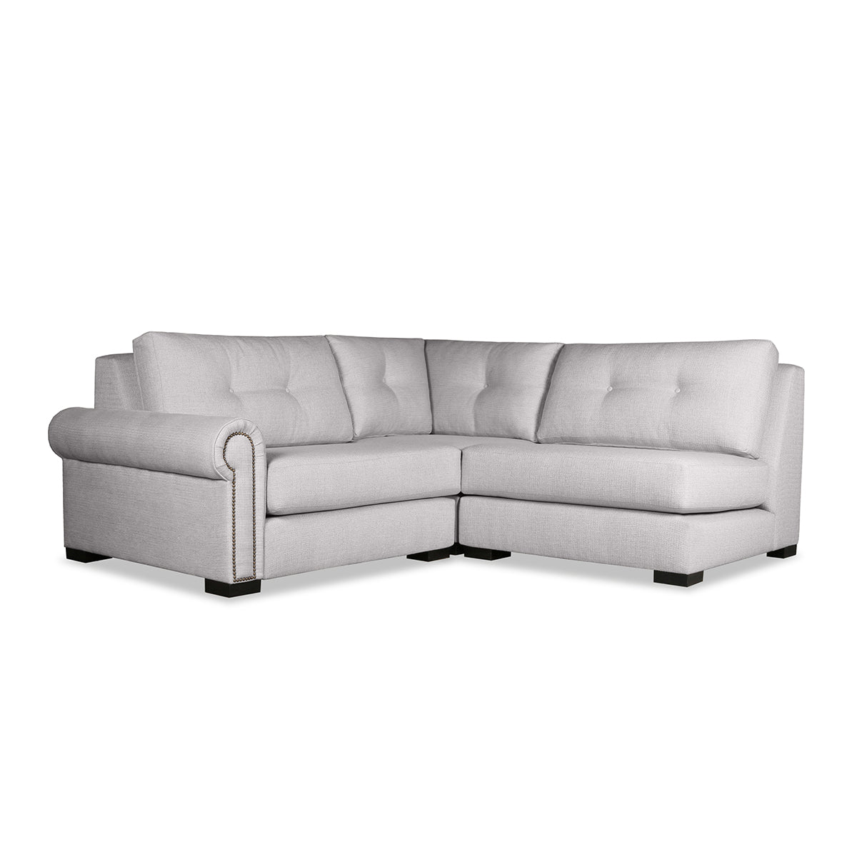 Sylviane Buttoned Modular 3-Piece Sectional