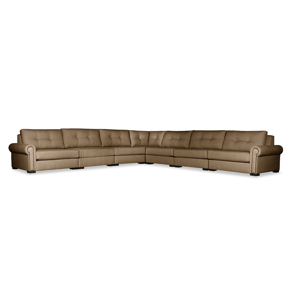 Sylviane Buttoned Modular 7-Piece Sectional