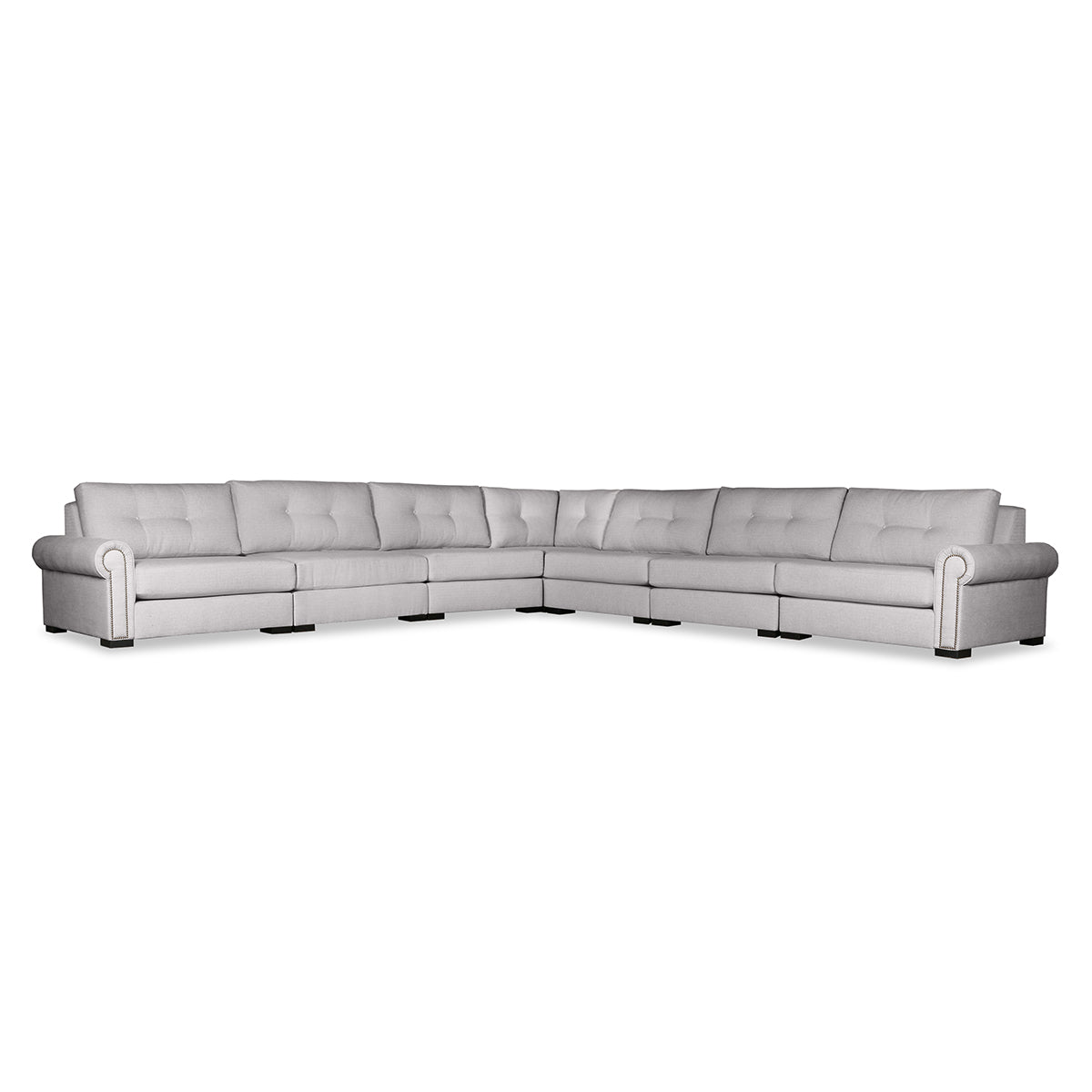 Sylviane Buttoned Modular 7-Piece Sectional