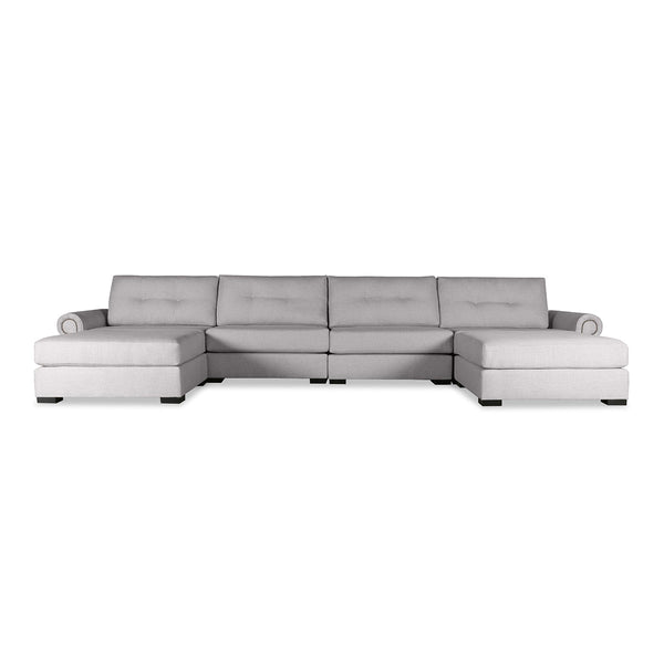 Sylviane Buttoned Modular 6-Piece Sectional