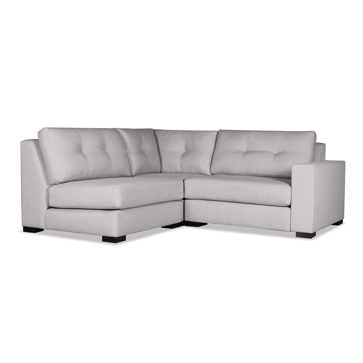 Veranda Buttoned Modular 3-Piece Sectional