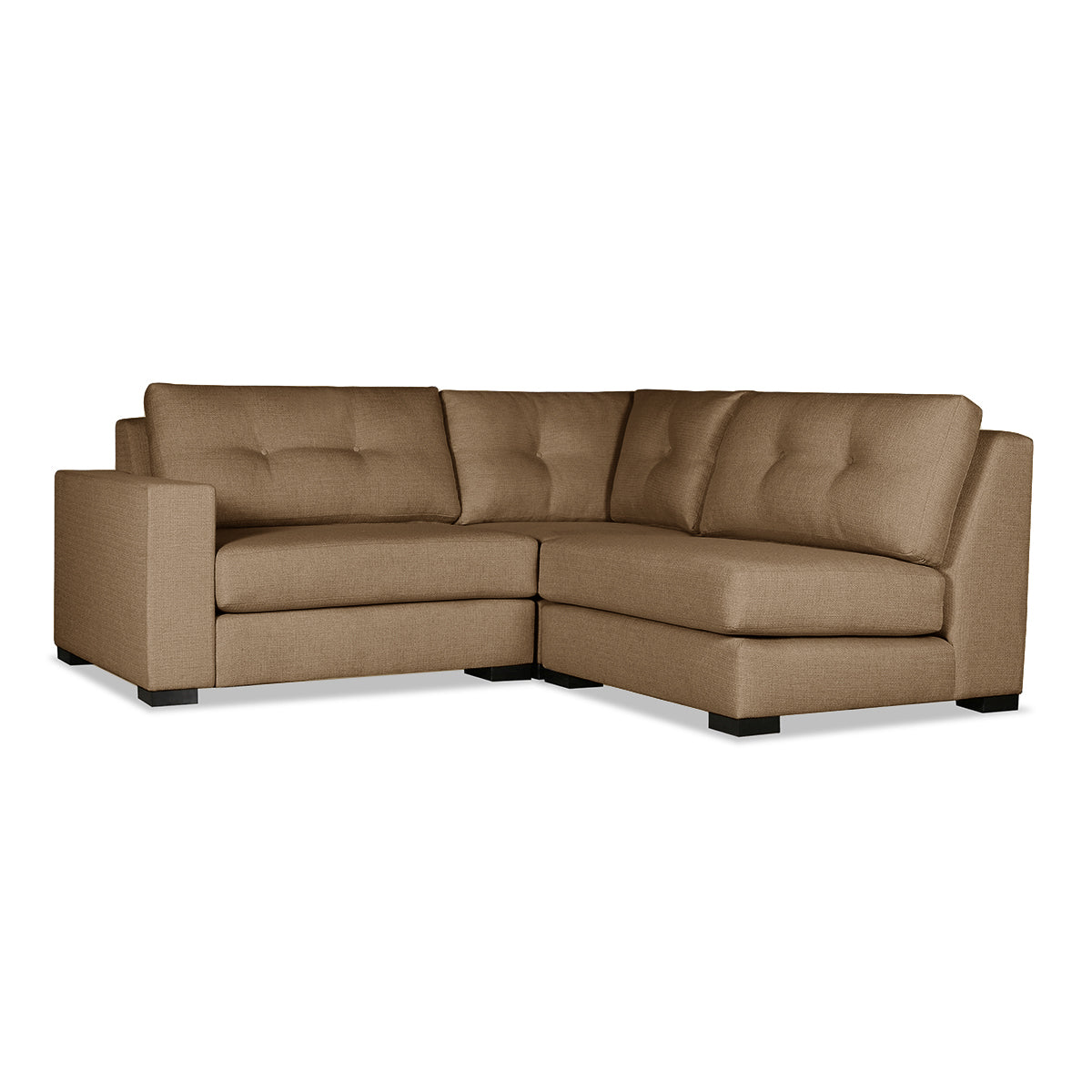 Veranda Buttoned Modular 3-Piece Sectional