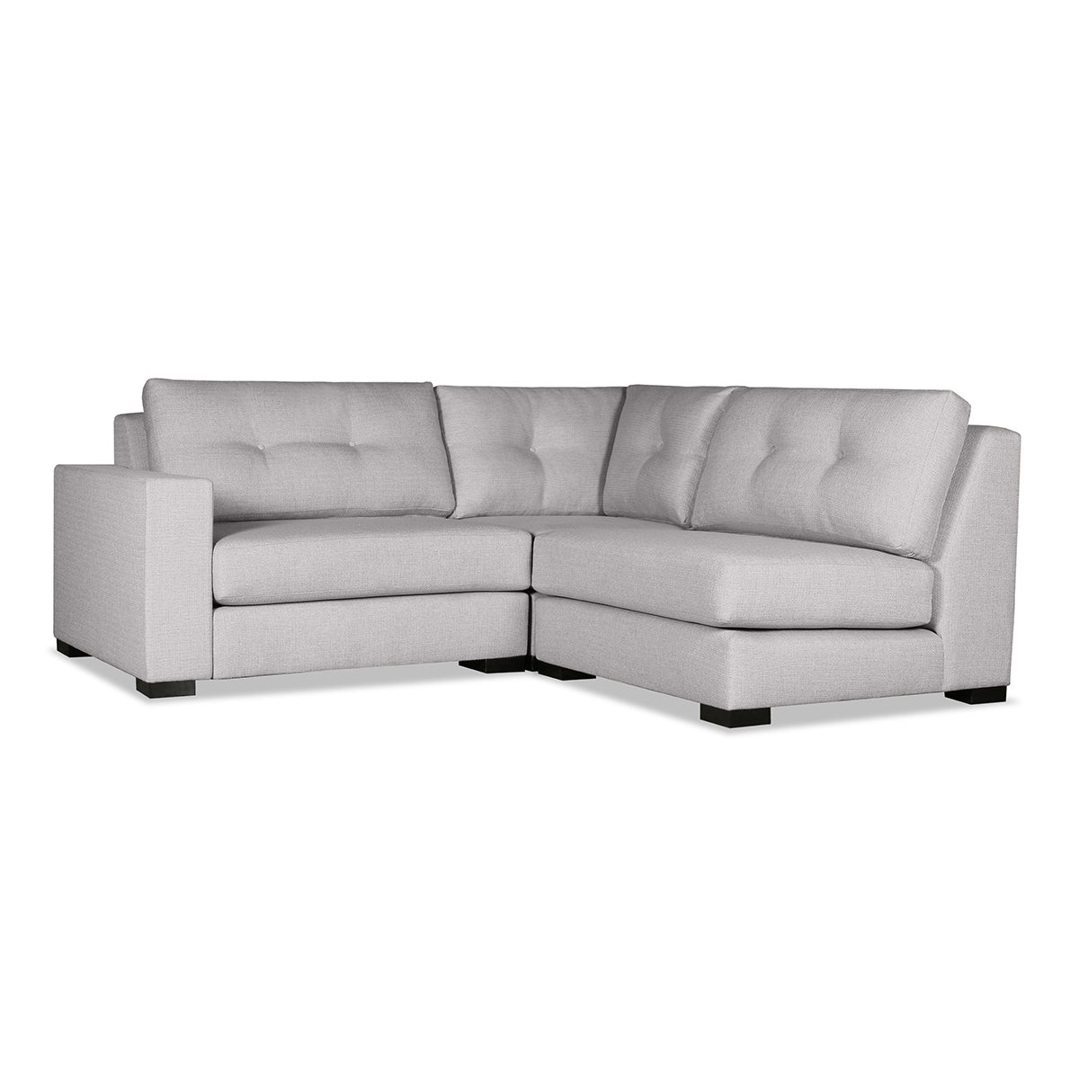 Veranda Buttoned Modular 3-Piece Sectional