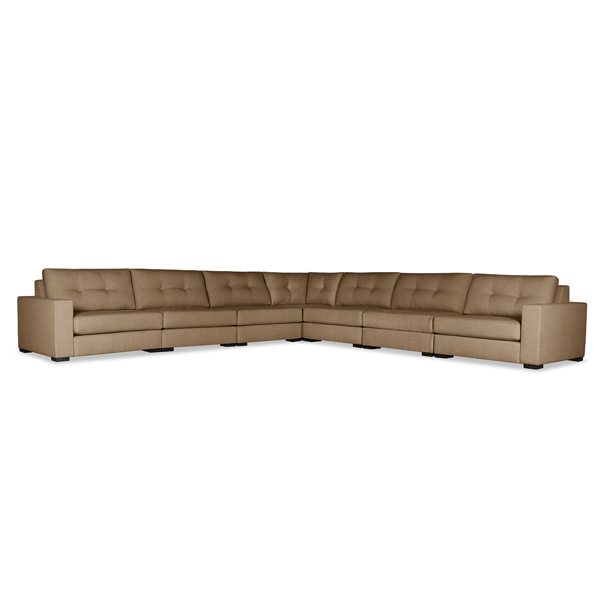 Veranda Buttoned Modular 7-Piece Sectional