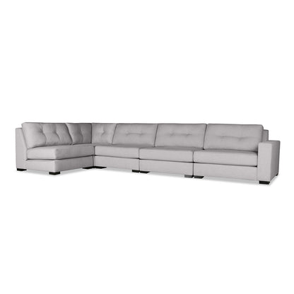 Veranda Buttoned Modular 5-Piece Sectional